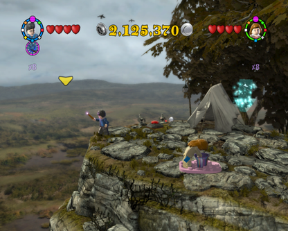 LEGO Harry Potter Years 5 to 7 Nintendo Wii game featuring action adventure gameplay based on the final Harry Potter films with spell casting puzzle solving cooperative multiplayer character unlocks and LEGO style humor across Hogwarts and beyond gameplay