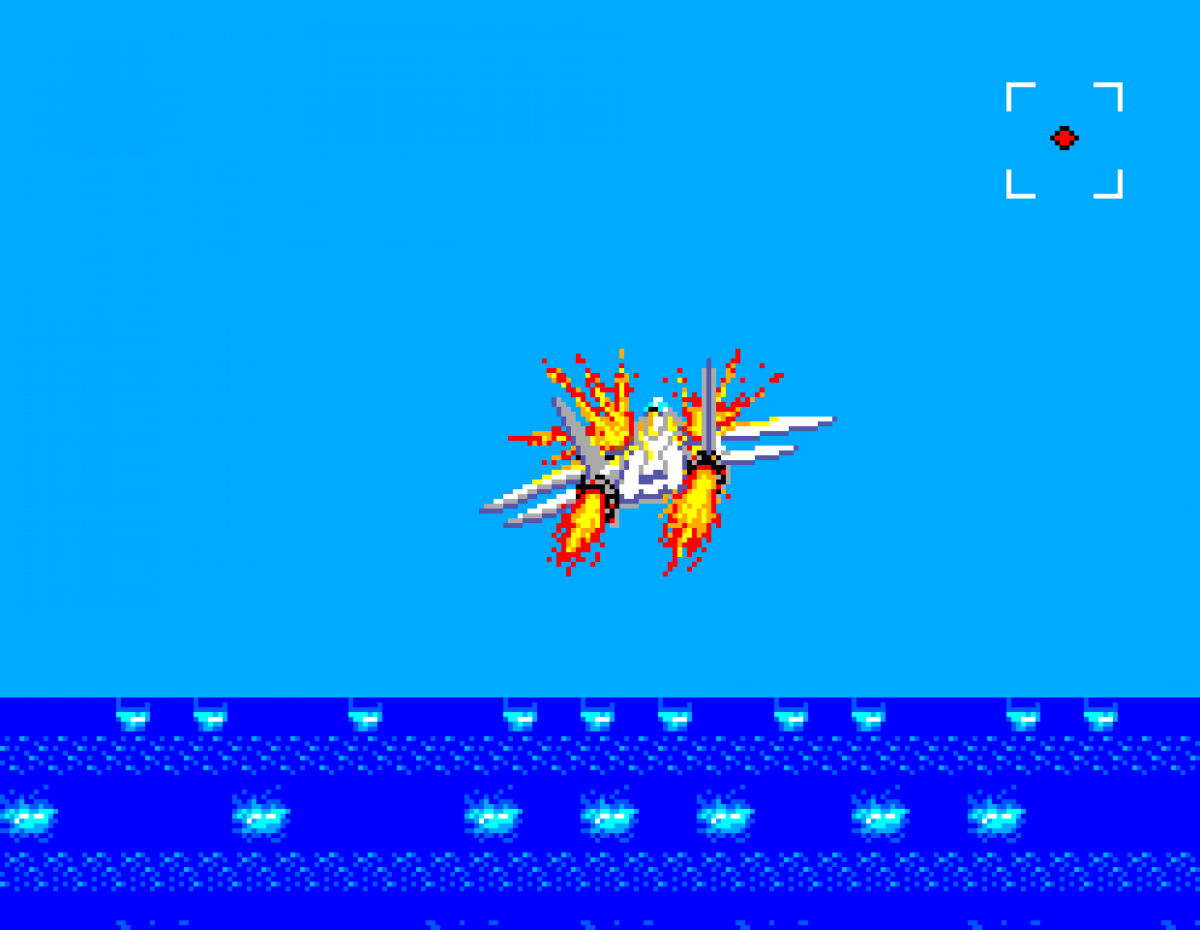 After Burner – Sega Master System (SMS) gameplay for arcade-style flight combat video game