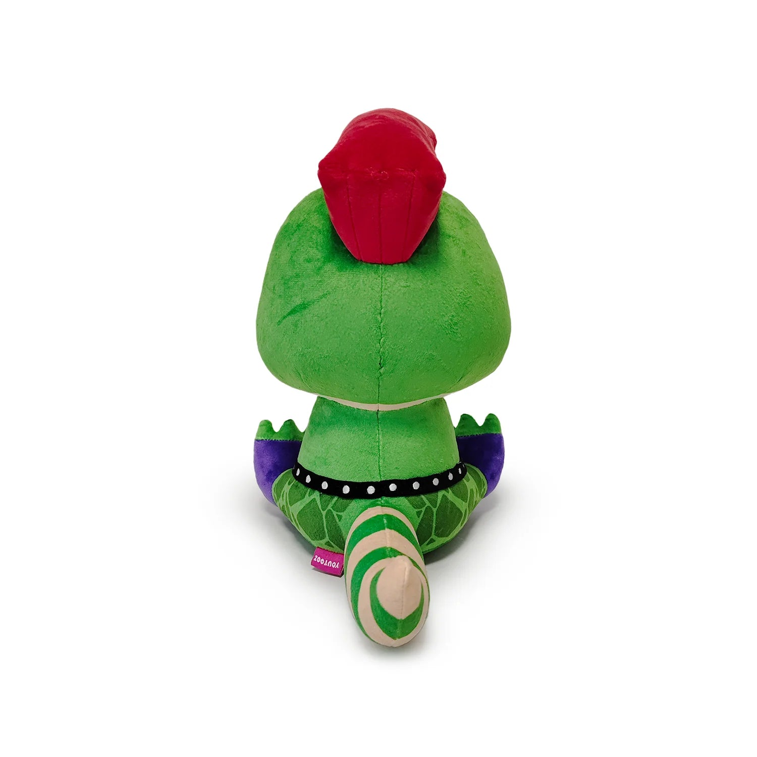 Five Nights at Freddy's Glamrock Monty Sit 9 inch plush toy featuring detailed character design soft stuffed collectible official FNAF merchandise and display plush for fans rear view