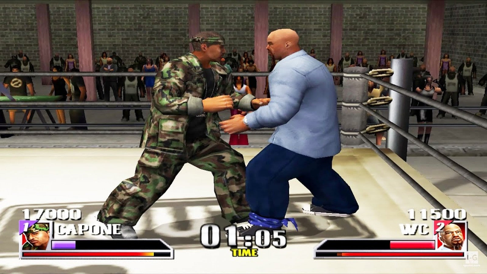 Def Jam: Vendetta for PlayStation 2 with hip-hop themed wrestling and fighting gameplay