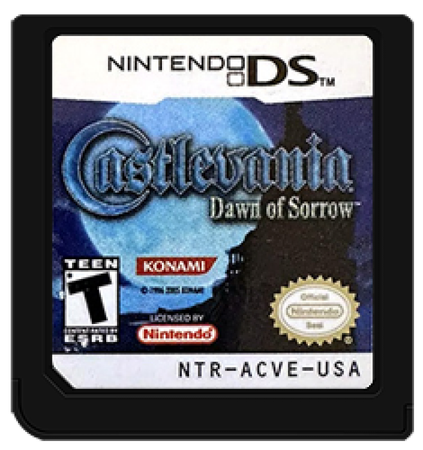 Castlevania: Dawn of Sorrow cartridge for Nintendo DS (DS) gothic action RPG video game