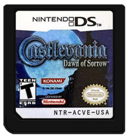 Castlevania: Dawn of Sorrow cartridge for Nintendo DS (DS) gothic action RPG video game