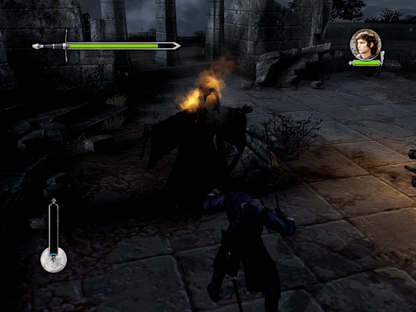 The Lord of the Rings The Two Towers Xbox video game, action adventure, fantasy combat, movie tie-in gameplay, classic console title gameplay