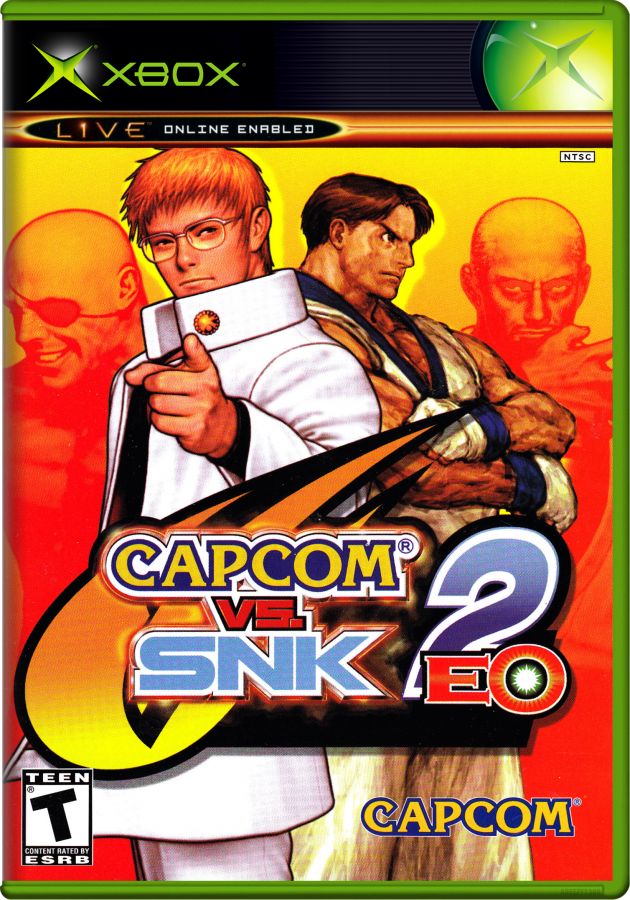 Capcom vs. SNK 2: E.O.: Millionaire Fighting 2001 cover art for Xbox (XBOX) video game