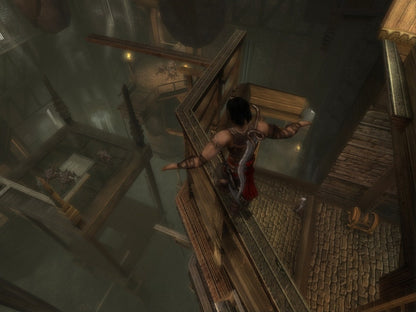 Prince of Persia Warrior Within for GameCube featuring intense action adventure gameplay with dark fantasy themes gameplay screenshot