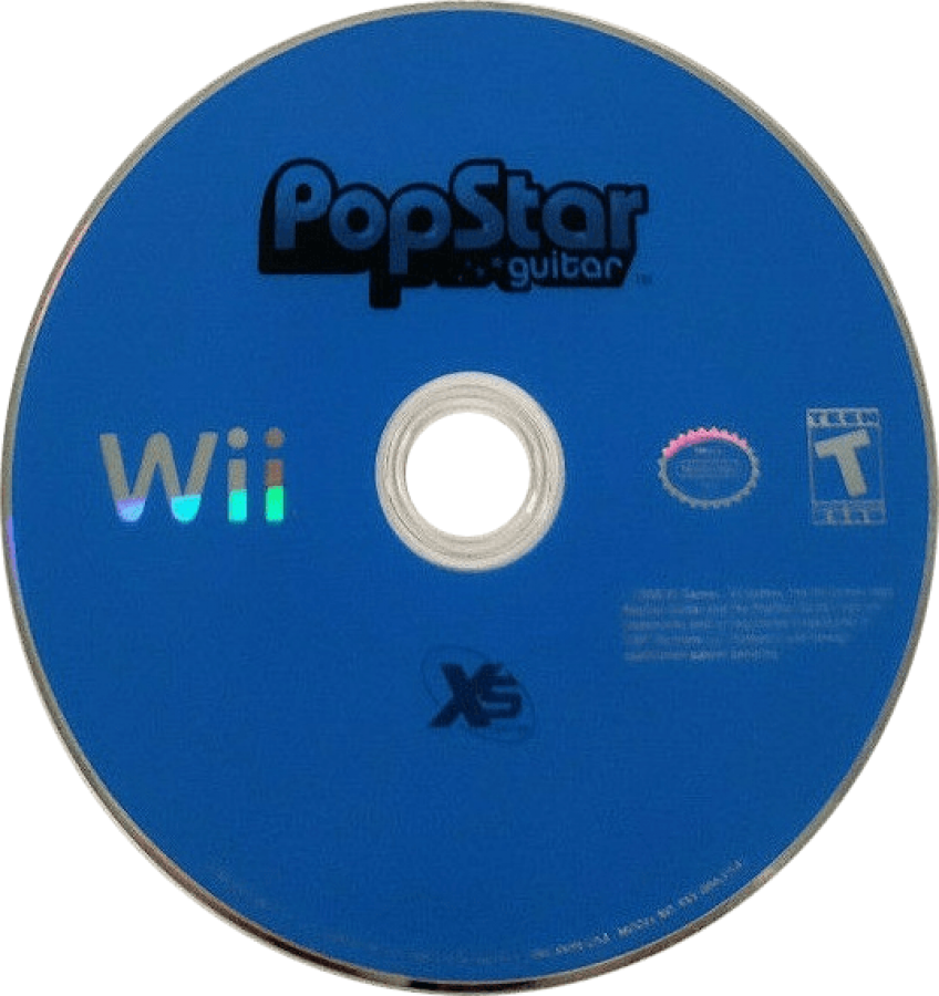 PopStar: Guitar – Nintendo Wii (Wii) rhythm music performance video game disc