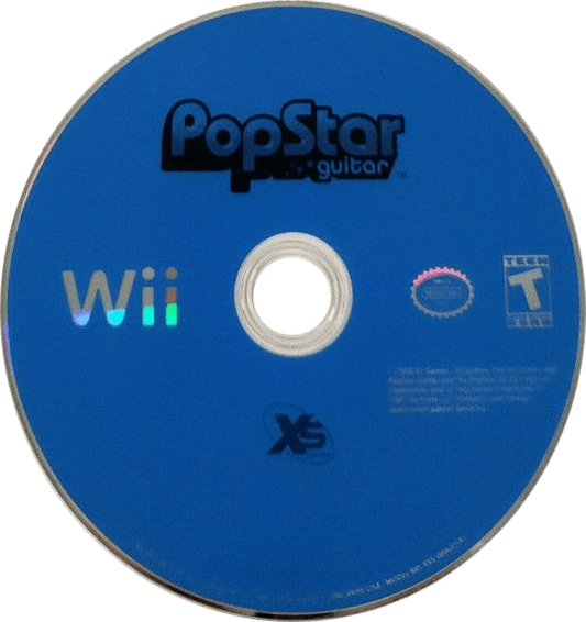 PopStar: Guitar – Nintendo Wii (Wii) rhythm music performance video game disc
