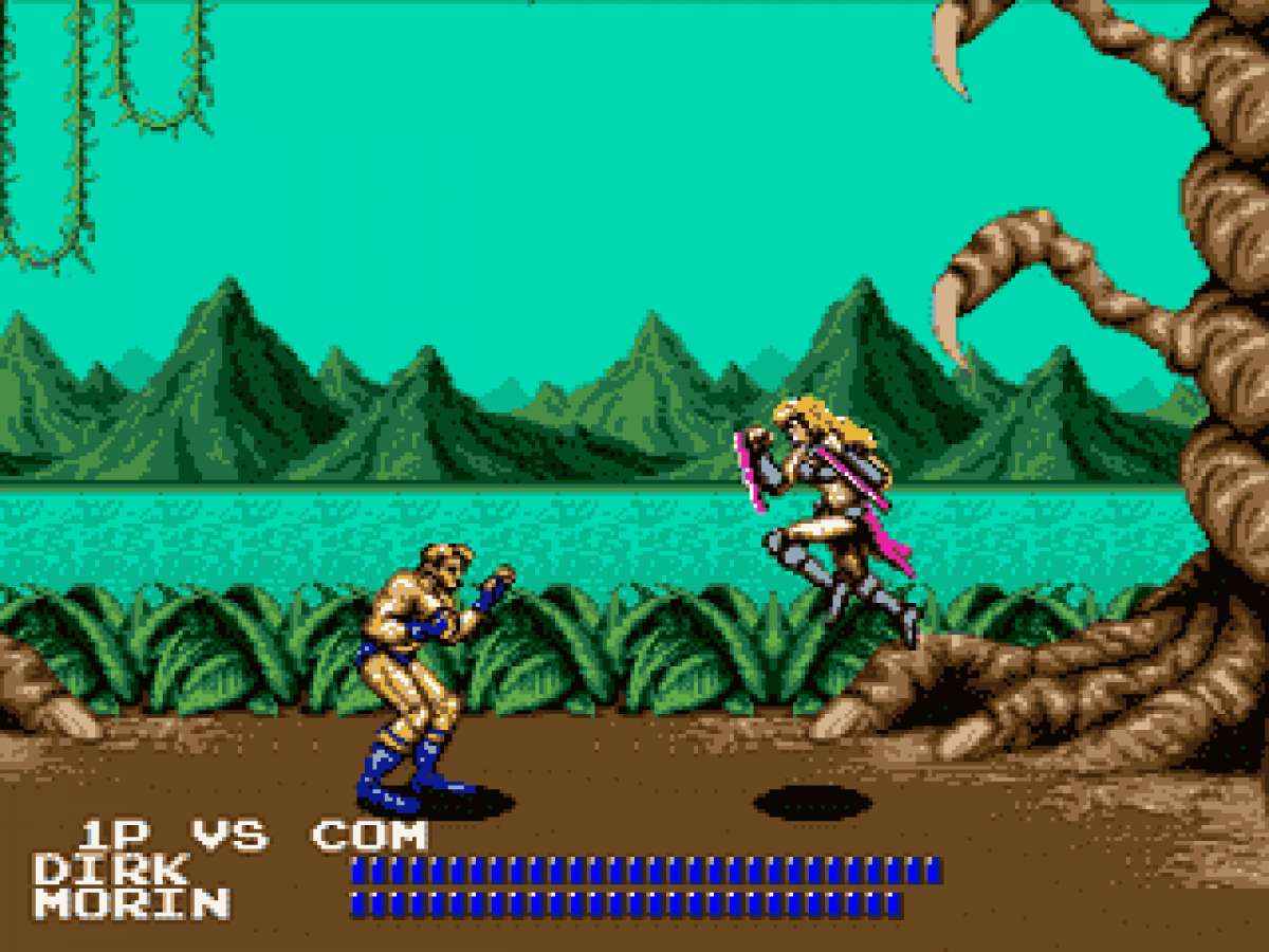 Fighting Masters Sega Genesis retro video game fighting game gameplay (1991)
