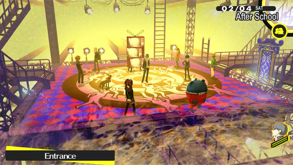Persona 4 Golden Limited Run #214 SDCC Foil Nintendo Switch NS video game featuring role playing gameplay high school life simulation dungeon exploration turn based combat social links character development mystery storyline and memorable Persona characters limited edition collectible release Nintendo Switch gaming video game collection gameplay