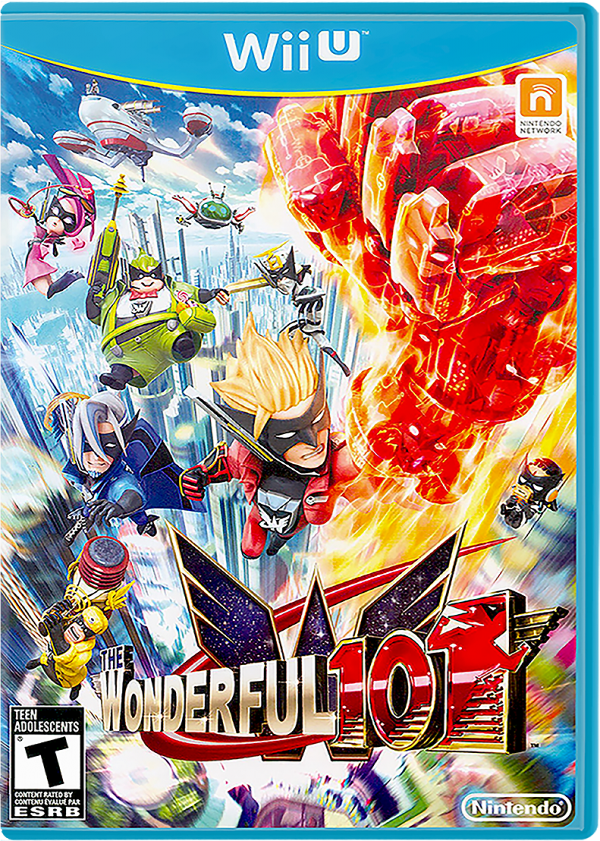 Wonderful 101 cover art for Nintendo Wii U (WiiU) video game