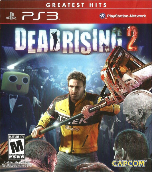 Dead Rising 2 Greatest Hits retro PlayStation 3 video game Dead Rising zombie survival horror action open world combat multiplayer console title PlayStation 3 release cover art
