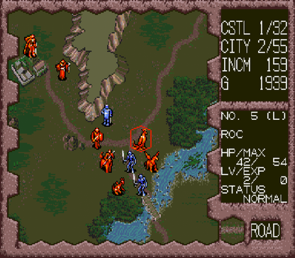Dark Wizard Sega CD strategy RPG tactical combat fantasy kingdom warfare turn based battles multiple campaigns character classes magic spells grid based strategy Sega CD exclusive Working Designs localization retro gaming Sega CD software video game title gameplay