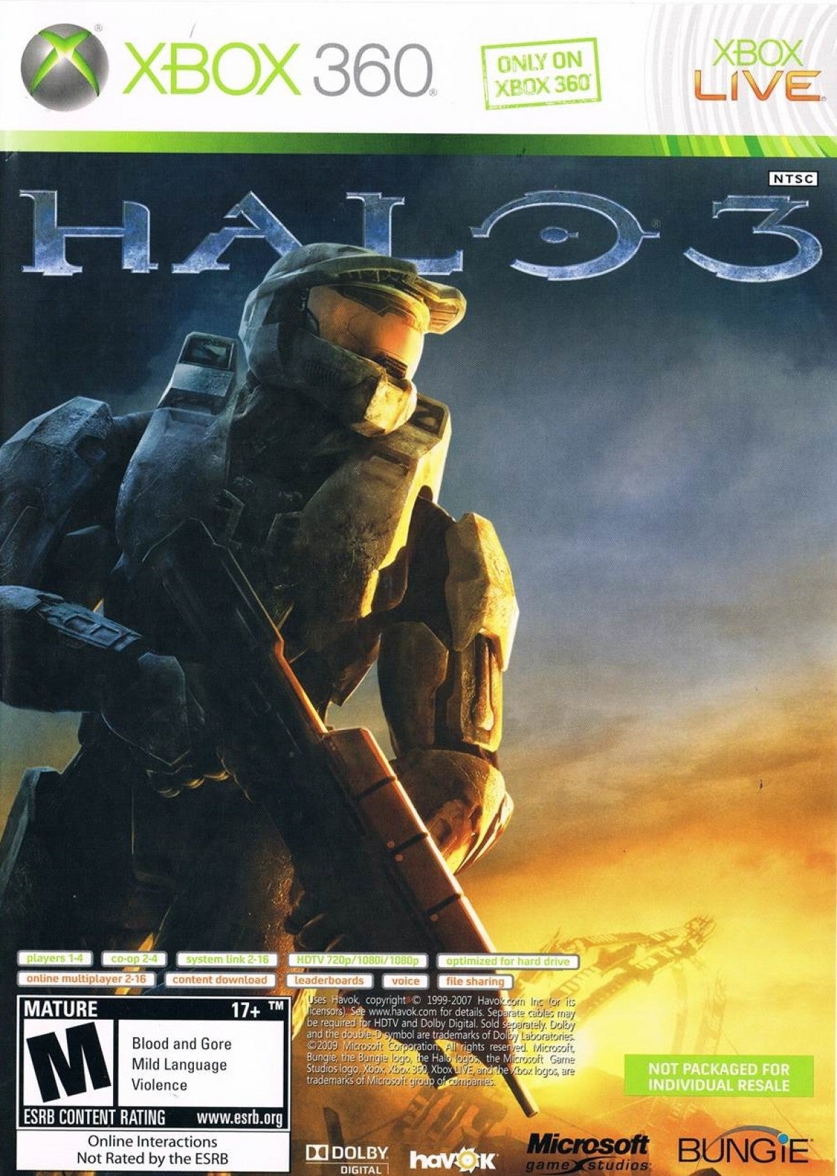 Halo 3 and Fable 2 Combo Pack Xbox 360 inspired design featuring legendary sci fi shooter and fantasy RPG crossover aesthetic Master Chief intergalactic warfare heroic medieval adventure open world quests action packed Microsoft gaming nostalgia HD era presentation front cover