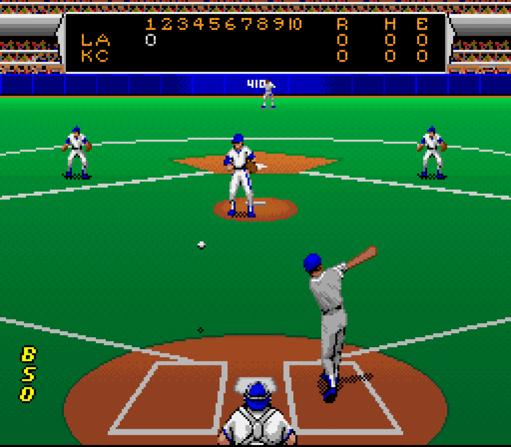 Roger Clemens MVP Baseball gameplay image for Super Nintendo Entertainment System SNES retro video game