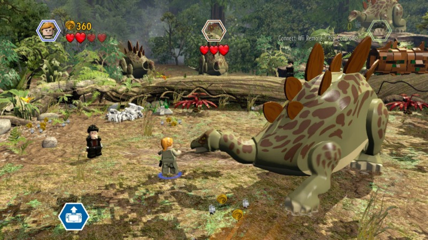 LEGO Jurassic World gameplay for Nintendo Wii U WiiU video game