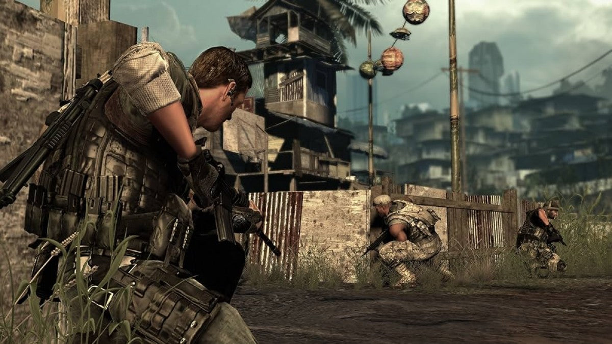 SOCOM 4 U.S. Navy SEALs PlayStation 3 PS3 video game, tactical shooter, military action, multiplayer gameplay, Sony console title gameplay screenshot