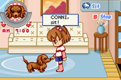 Dogz: Fashion gameplay for Game Boy Advance (GBA) video game