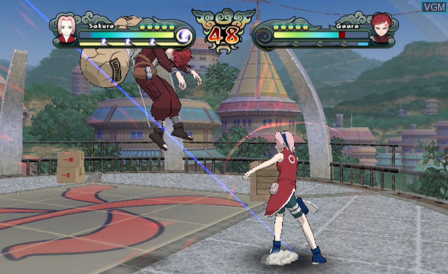 Naruto Clash of Ninja Revolution 2 Wii game featuring fast-paced anime fighting action, motion-enhanced controls, and characters from the Naruto Shippuden series gameplay