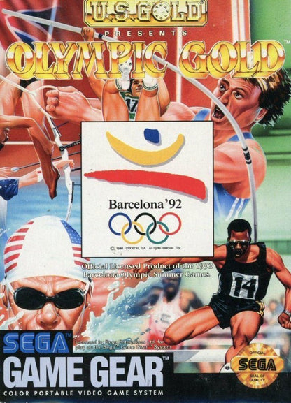 Olympic Gold Barcelona 92 cover art for Sega Game Gear (GG) video game