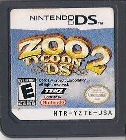 Zoo Tycoon 2 cartridge for Nintendo DS (DS) zoo management simulation video game