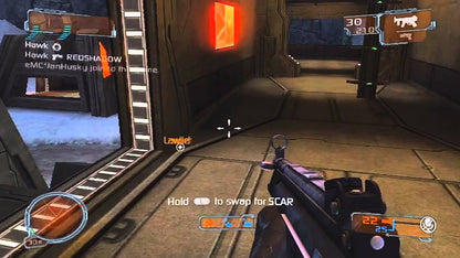 The Conduit gameplay for Nintendo Wii game featuring first-person shooter action and sci-fi conspiracy gameplay
