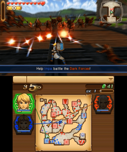 Hyrule Warriors: Legends gameplay for Nintendo 3DS (3DS) hack and slash action video game