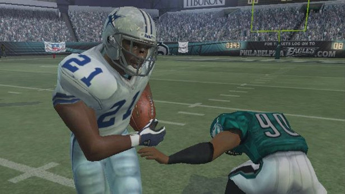 Madden NFL 08 retro PlayStation 2 video game Madden NFL American football sports simulation realistic gameplay franchise mode multiplayer console title PlayStation 2 release gameplay