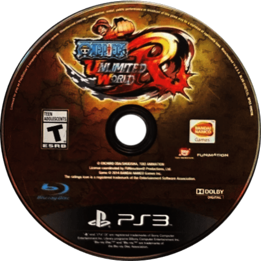 One Piece: Unlimited World Red disc for PlayStation 3 (PS3) video game