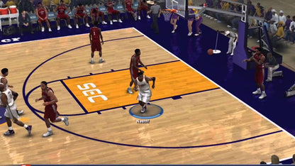 College Hoops 2K7 game for the PlayStation 2 featuring college basketball gameplay with authentic teams and arenas legacy mode dynasty building and realistic court action for NCAA fans gameplay 