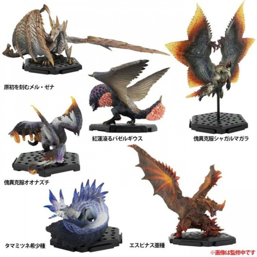 Monster Hunter blind box collectible figures featuring popular Monster Hunter characters and monsters detailed miniature designs randomized mystery packaging collectible gaming merchandise display figures and fan collection appeal