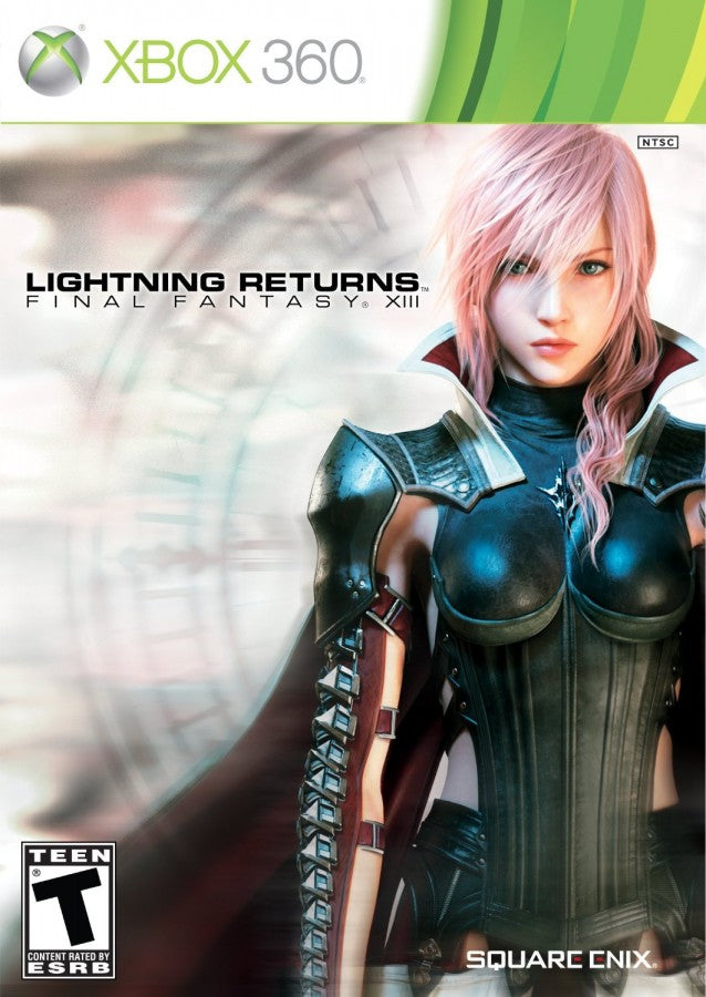 Lightning Returns: Final Fantasy XIII cover art for Xbox 360 (X360) role-playing video game