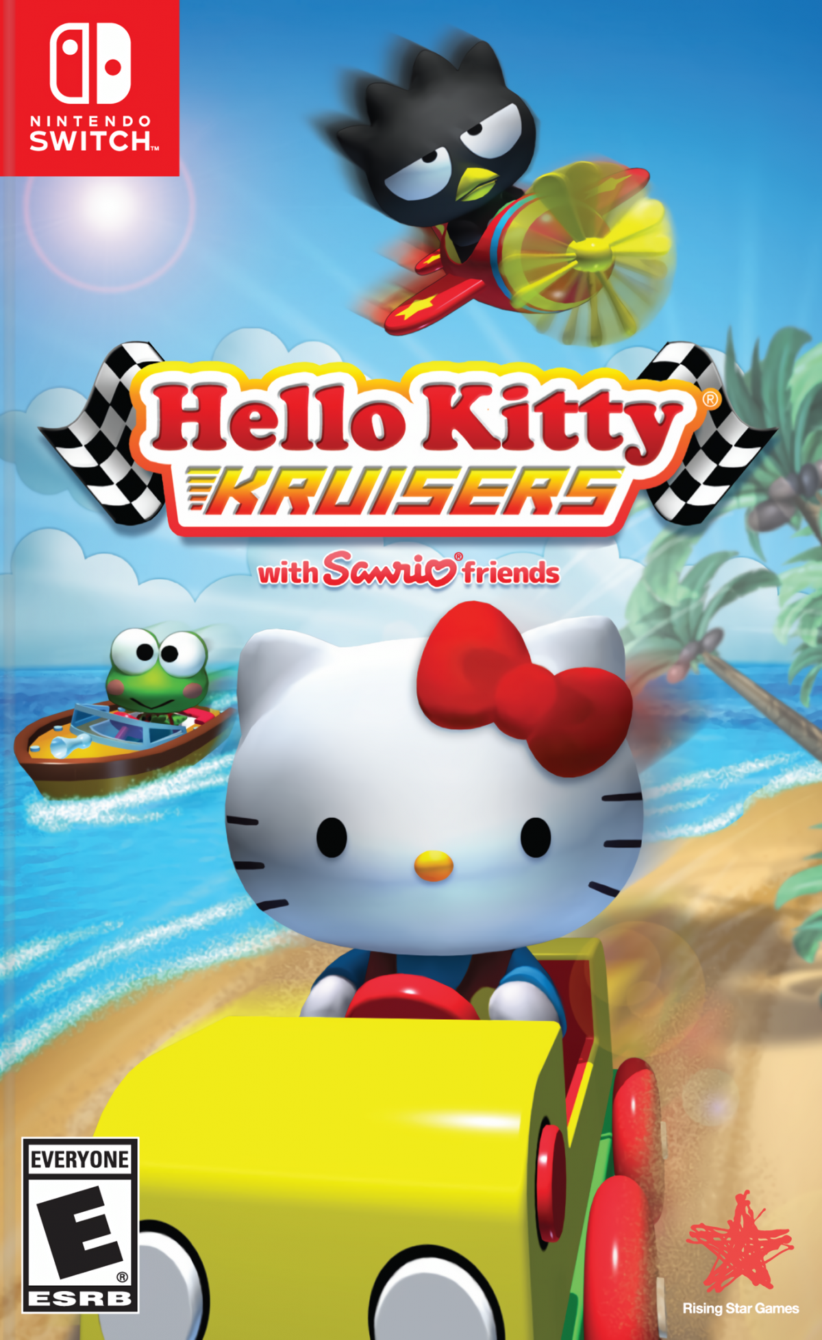 Hello Kitty Kruisers Nintendo Switch Game featuring racing gameplay with sanrio characters cover art