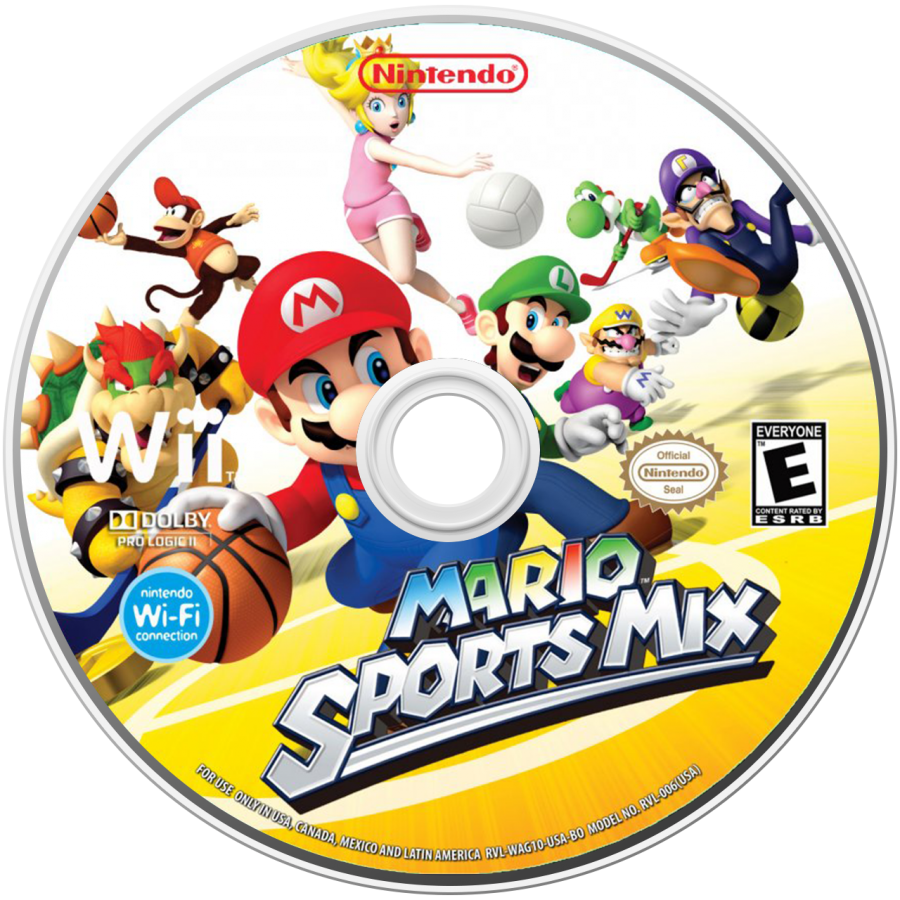 Mario Sports Mix – Nintendo Wii (Wii) multi-sport arcade action multiplayer video game disc