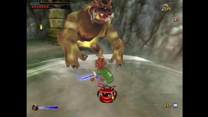Gameplay for The Hobbit GameCube GC video game, action adventure, fantasy RPG, Middle-earth story, movie tie-in, Nintendo GameCube title
