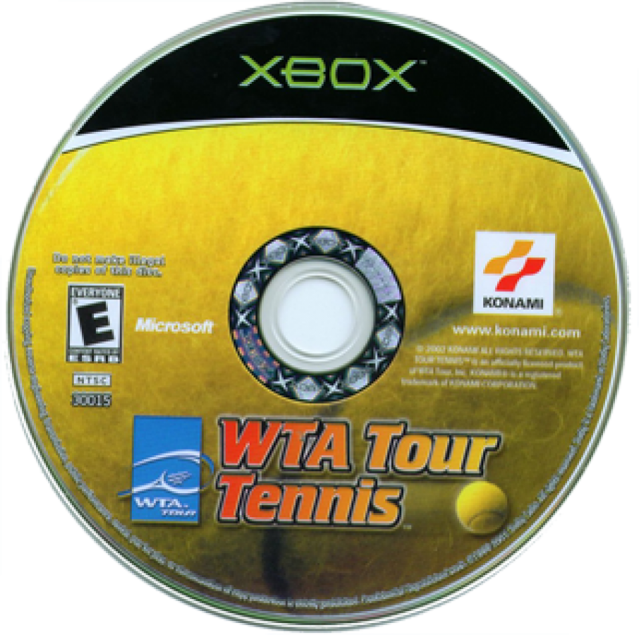 WTA Tour Tennis disc for Xbox (XBOX) video game