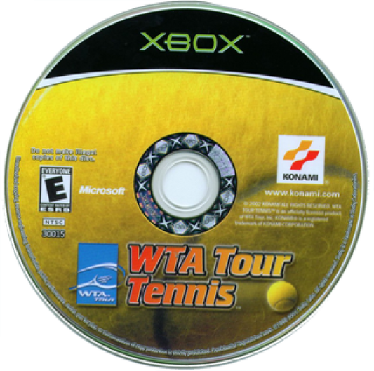 WTA Tour Tennis disc for Xbox (XBOX) video game