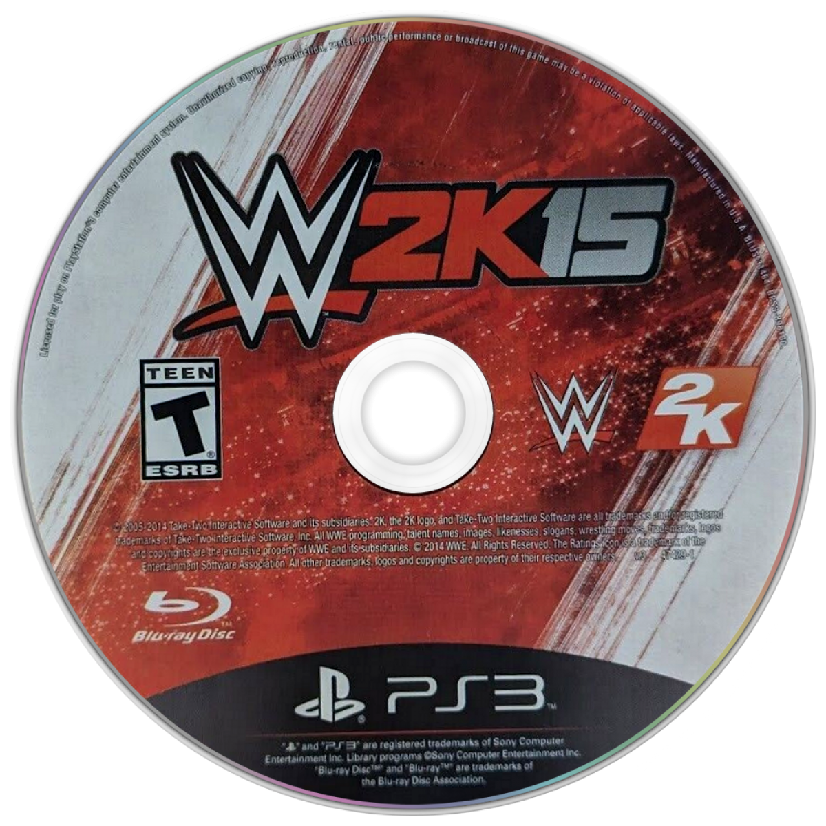 WWE 2K15 PlayStation 3 PS3 for wrestling video game fans featuring realistic WWE matches authentic superstar roster career mode championship gameplay signature moves multiplayer competition immersive sports entertainment collectible gaming appeal disc 