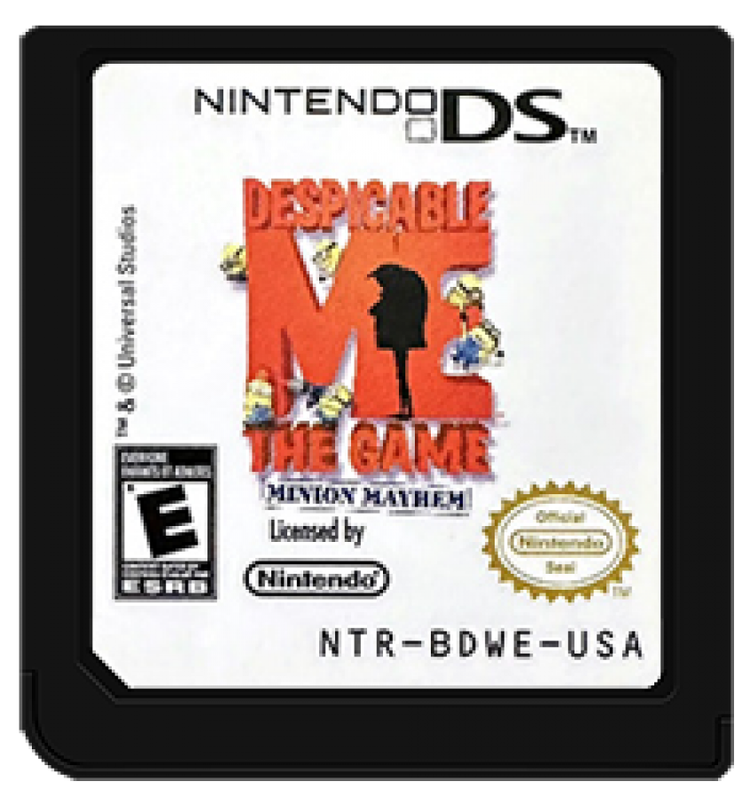 Despicable Me: Minion Mayhem cartridge for Nintendo DS (DS) animated movie-based adventure video game