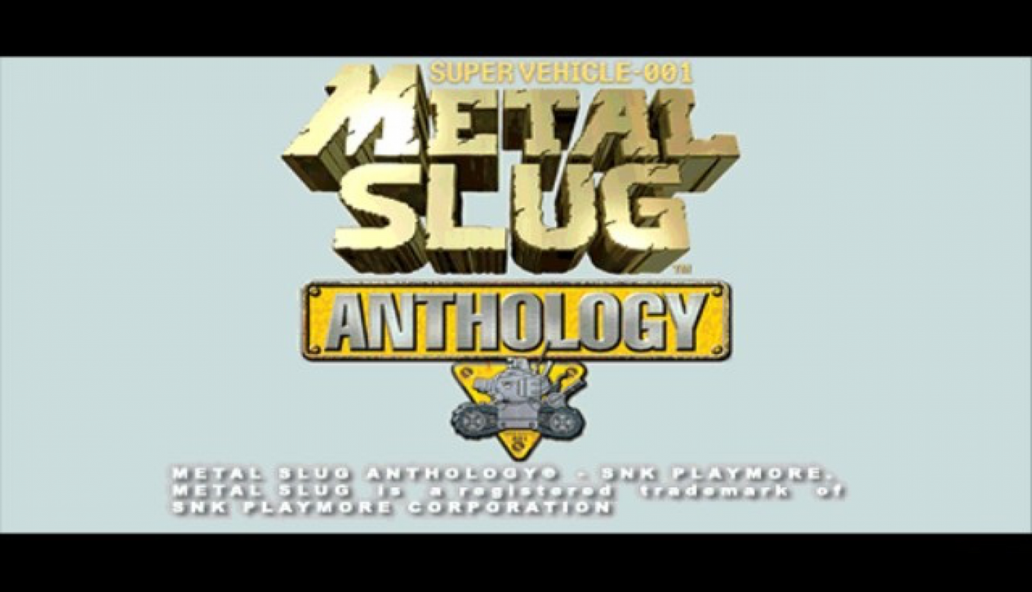 Metal Slug Anthology – Nintendo Wii (Wii) run and gun arcade shooter video game title screen