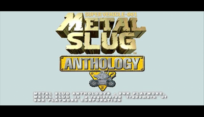 Metal Slug Anthology – Nintendo Wii (Wii) run and gun arcade shooter video game title screen