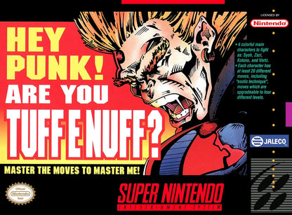 Hey Punk Are You Tuff E Nuff cover art for Super Nintendo Entertainment System (SNES) video game