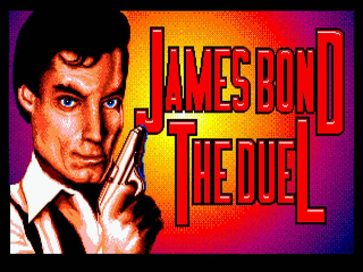 007 James Bond: The Duel title screen for Sega Genesis (GEN) video game