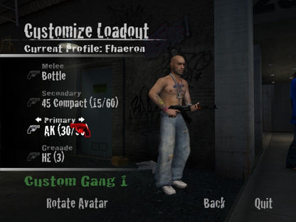 25 to Life PS2 third-person shooter video game gameplay