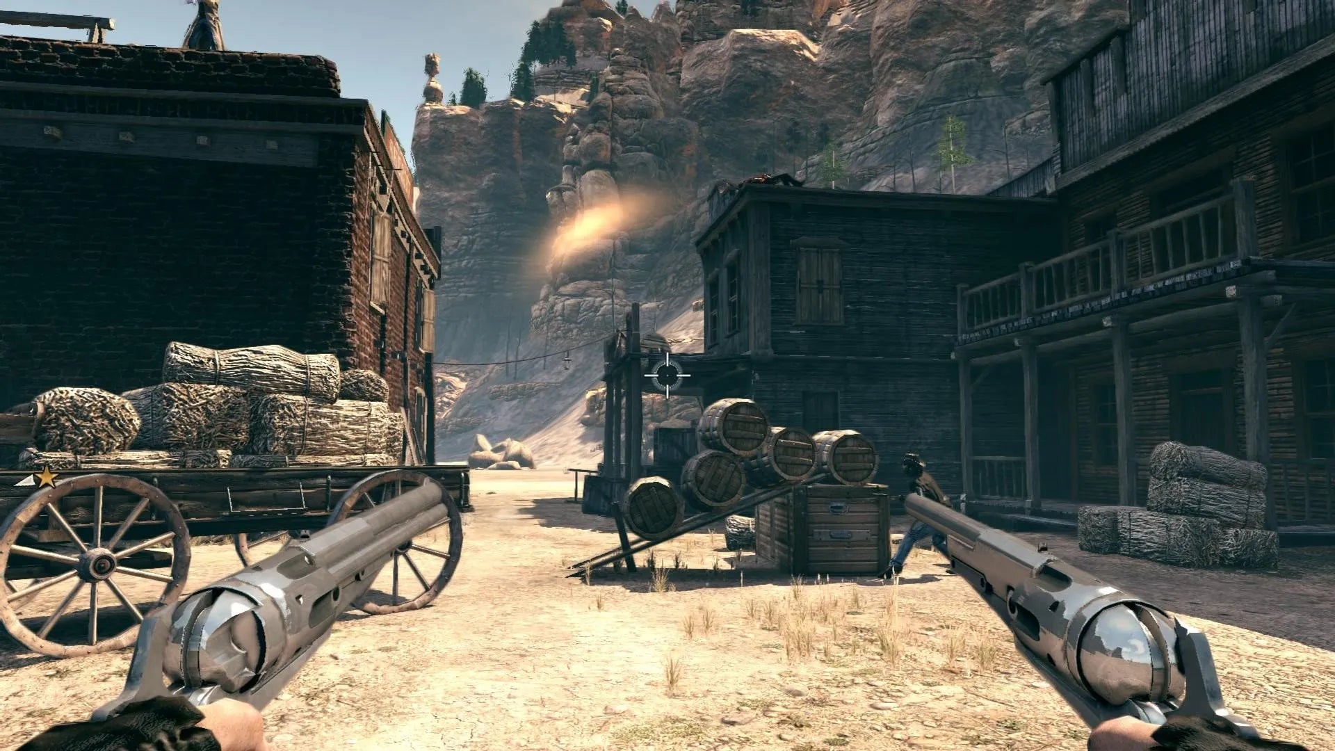Call of Juarez Bound in Blood Xbox 360 first-person shooter Western action video game with co-op campaign and historical weapons gameplay screenshot