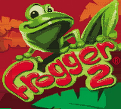 Frogger 2 Game Boy Color action puzzle video game title screen