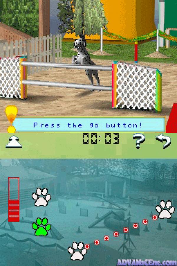 Discovery Kids: Puppy Playtime gameplay for Nintendo DS (DS) pet care simulation video game