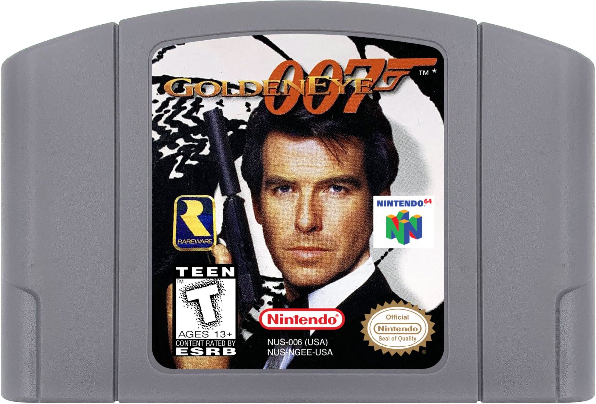 007 GoldenEye cartridge for Nintendo 64 (N64) video game