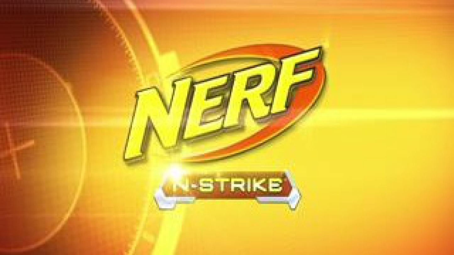 NERF N-Strike – Nintendo Wii (Wii) first-person foam blaster shooter action video game title screen