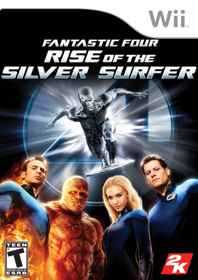 Fantastic Four Rise of the Silver Surfer cover art for Nintendo Wii (Wii) video game