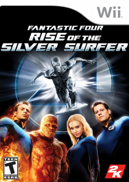 Fantastic Four Rise of the Silver Surfer cover art for Nintendo Wii (Wii) video game